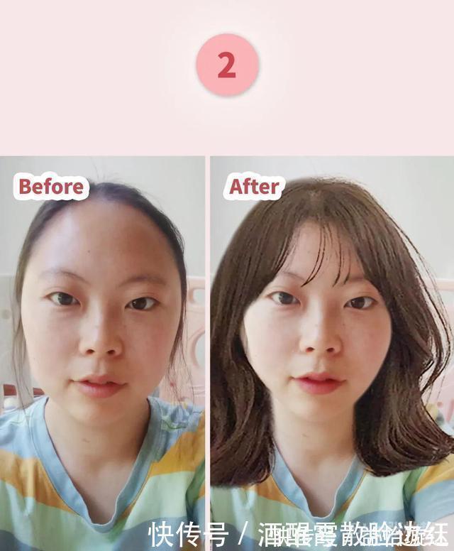 刘海 别再留显脸大的发型了!这2款,照着剪美炸了丨粉丝发型改造