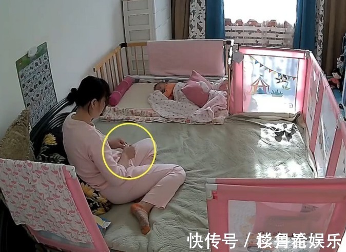 千纸鹤|趁宝宝睡着，保姆手上一直在摆弄着什么，宝妈从监控看到后感动
