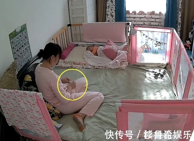 千纸鹤|趁宝宝睡着,保姆手上一直在摆弄着什么,宝妈从监控看到后感动