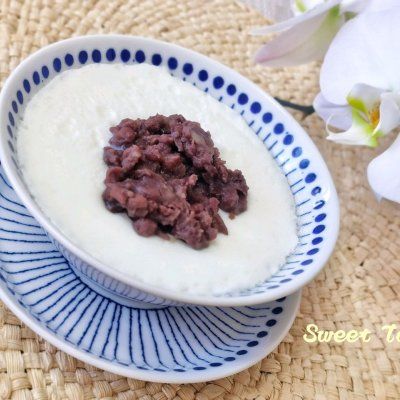 超容易的自制蜜豆双皮奶，香甜幸福的味道