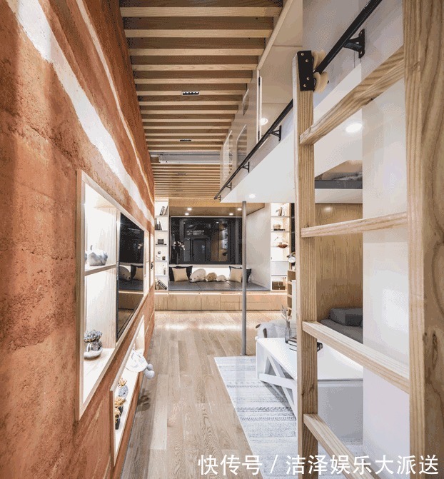 设计|34平住下一家5口不拥挤,一进门把人迷住,卧室设计超级棒!