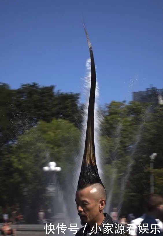 后脑勺|这外国人的奇葩发型，肚子都笑破了皮！哈哈哈哈哈哈！