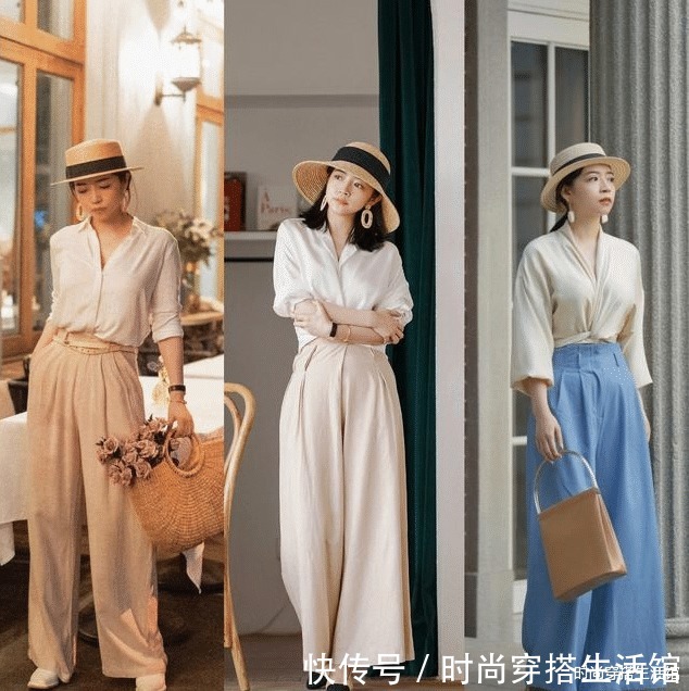 小西装|谁说小个子女人不适合穿阔腿裤？看看这4个搭配技巧，显高又减龄