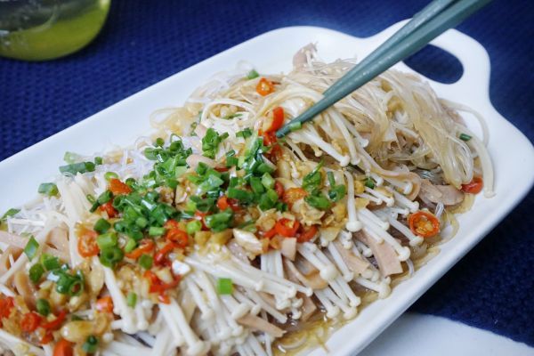 金针菇|蒜蓉粉丝金针菇