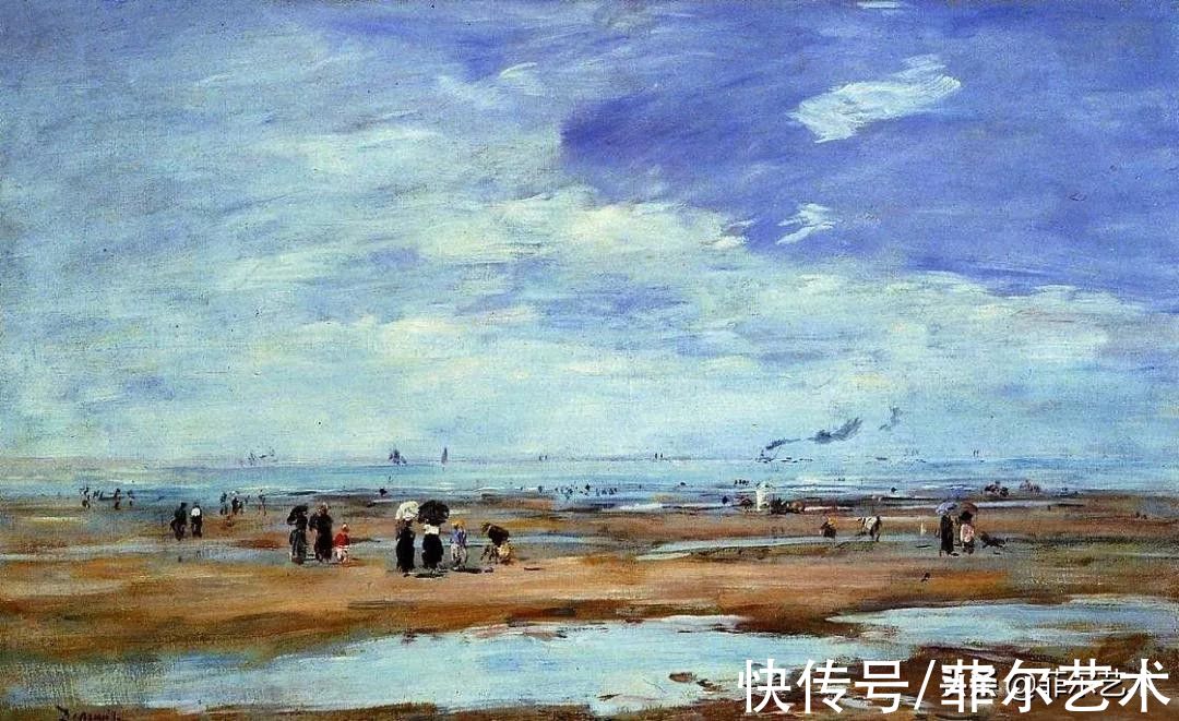 油画作品|“印象派之父”、法国19世纪风景画家尤金·布丁油画作品欣赏