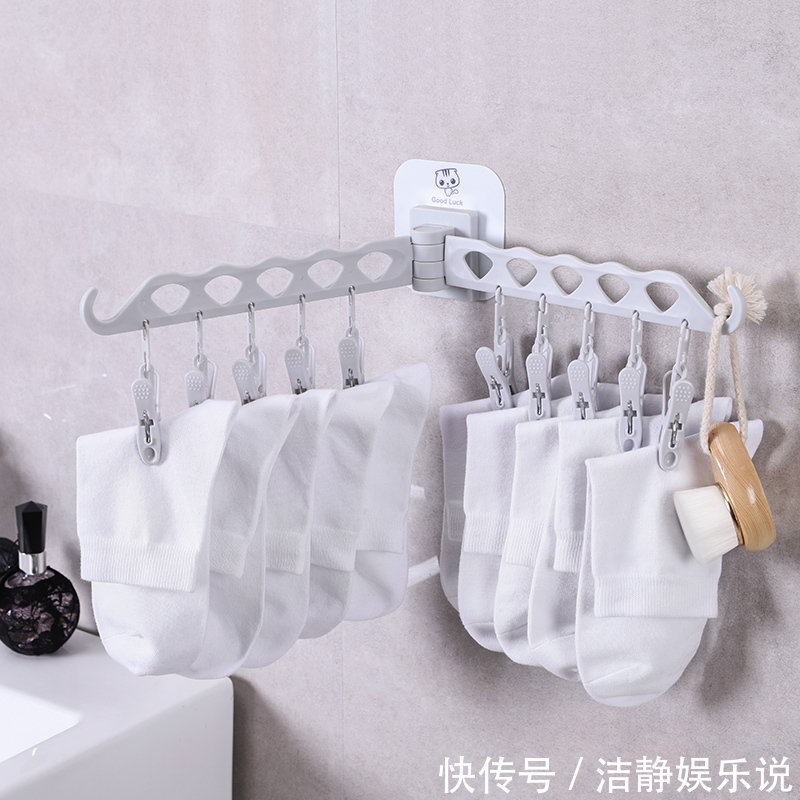 晾衣杆|难怪嫂子是干过家政的，晒衣服从不用衣架，那样做，邻居效仿