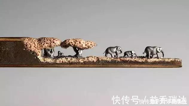 笔芯!牛人把3毛一支的2B铅笔,变成精美的艺术品,一支卖3500元