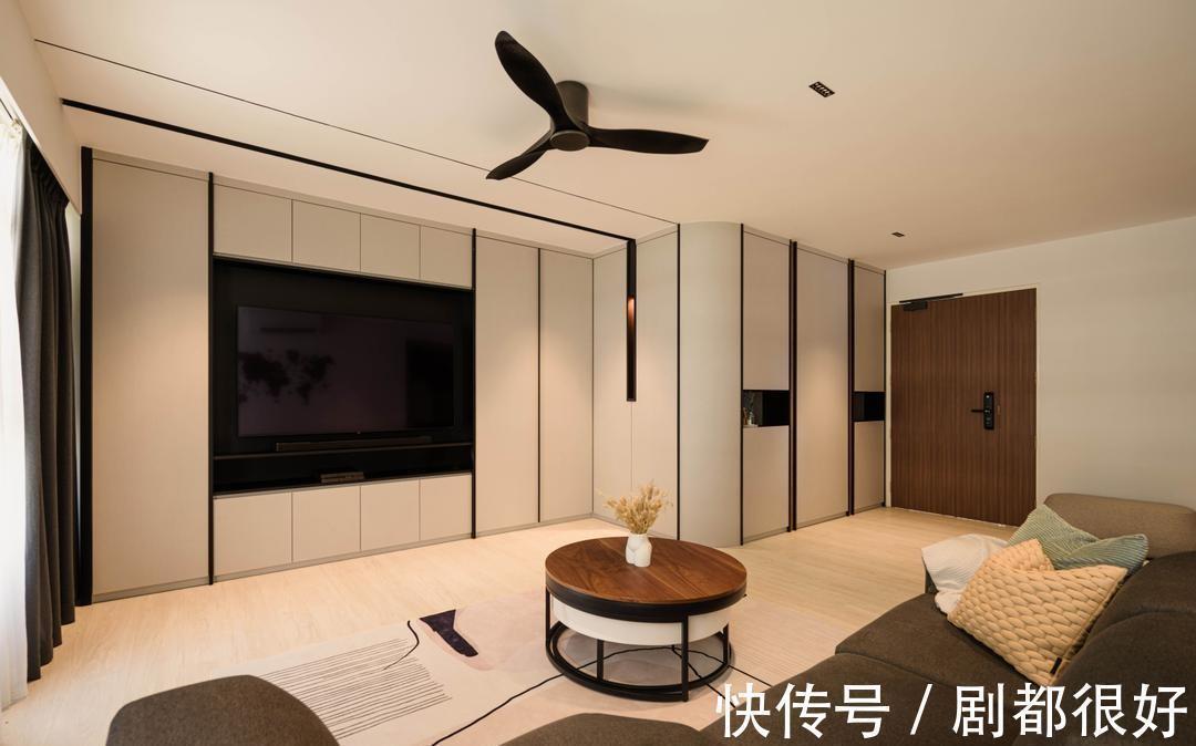 放电视|看完112㎡,我也接受不了“穷装”,钱花在点子上,一次到位更香