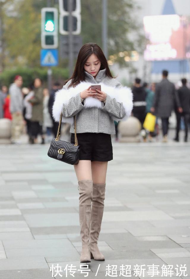 冬季靴子怎么穿，挑对“长度”是关键，让你轻松一米八！