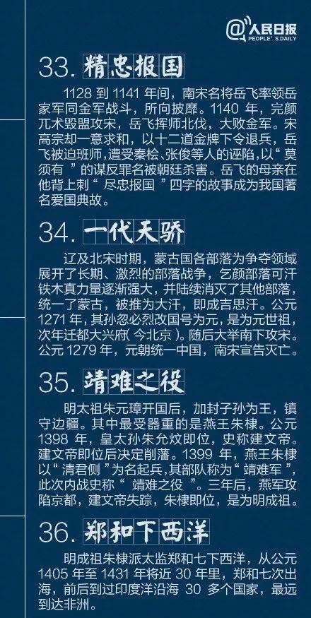 人民日报：孩子不可不知的40个中国古代历史典故，收藏长知识！