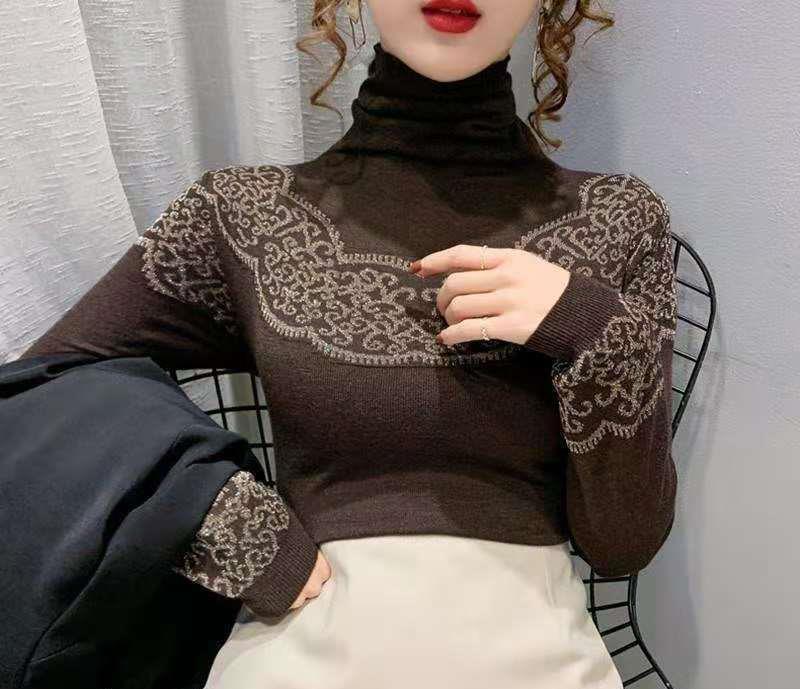 当下大火的“法式慵懒”打底衫,精致简约显高级,温暖洋气更动人