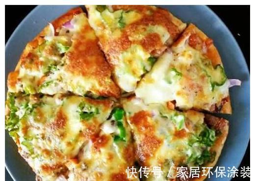 乡味披萨,咸香鲜甜,卖相一流味道足,比必胜客还好吃!