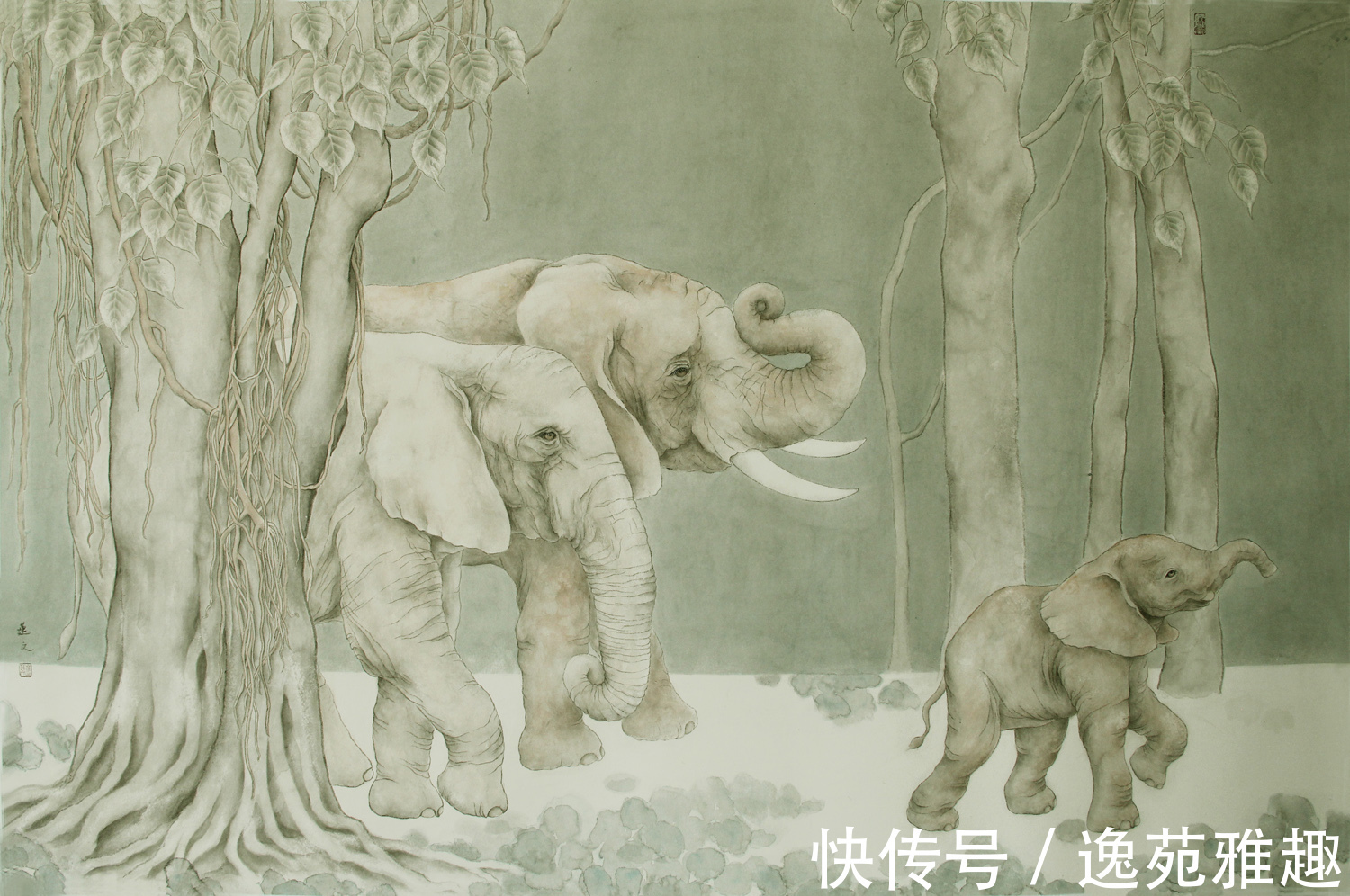 会员$「作品欣赏」淡烟流水画屏幽,女画家崔连文的花鸟作品