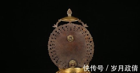 绿松石$清早期,铜鎏金绿度母造像