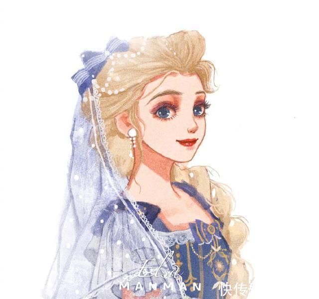 汉服|同人大佬帮艾莎女王“买衣服”啦,旗袍JK汉服都给她安排上