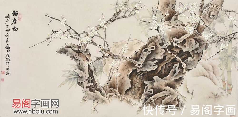 花鸟画@画家张斌 一位在宫廷画上比肩郎世宁的艺术家