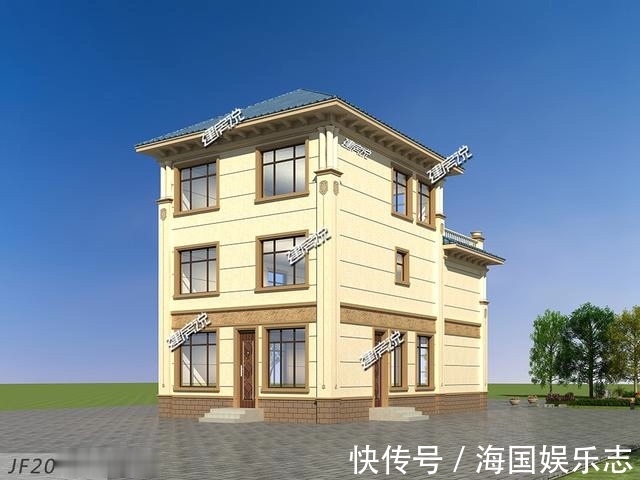 宅基地|小宅基地的赶紧看过来,面宽8米,占地118平建豪宅,太牛了