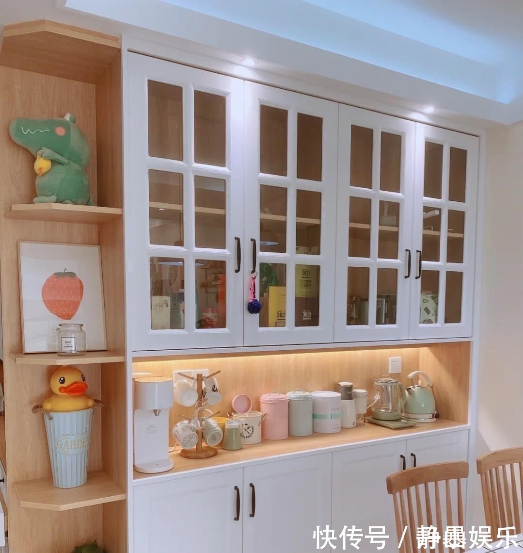 餐边柜|后悔没早点看见她家的装修,全屋温馨舒适到令人羡慕,越看越舒服