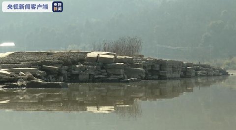 水落古桥出，江西明代万年桥“浮”出水面