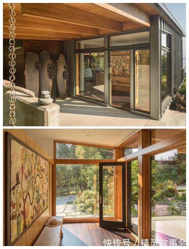 错层木屋别墅|错层木屋别墅，屋檐这样设计还是第一次见！收藏了