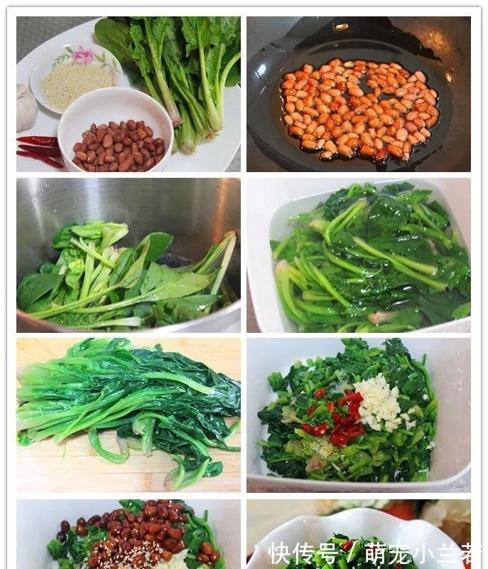 菠菜|春天一定要吃的蔬菜,4种凉拌做法,爽口多汁,拌一大盘轻松吃光