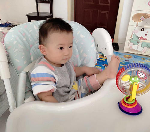 栏杆|“最谨慎宝宝”火了,跟爸爸外出遛弯遇栏杆,小心翻越萌翻网友