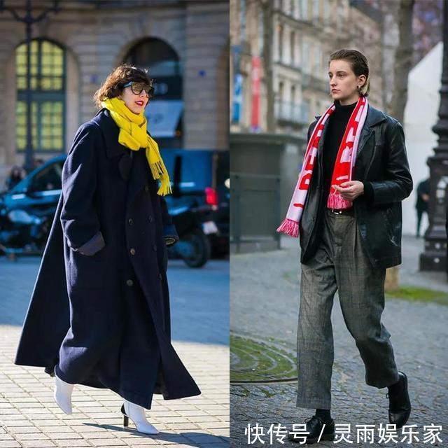脖子 建议大家不要羽绒服配围巾,太土,今年流行这么搭,洋气又保暖