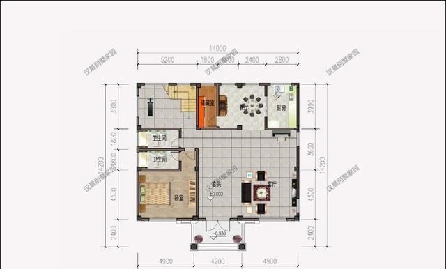 别墅|新中式别墅经久耐看有韵味,二层三层设计挑空客厅美观又大气