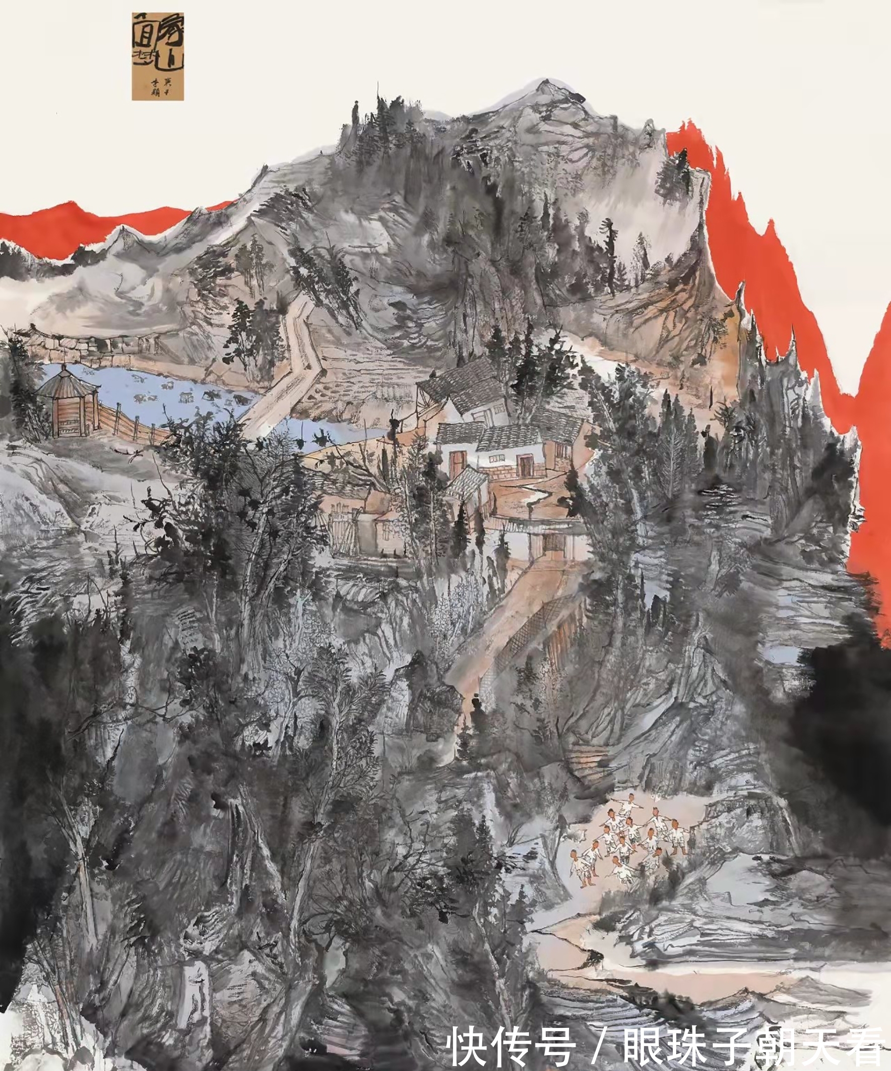 李颖@「直击书画」诗人、画家李颖“以文入画,以诗赋意”