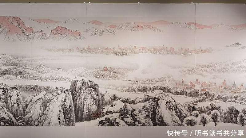 国博中国大运河史诗图卷展中,新任中国书协主席孙晓云书法欣赏