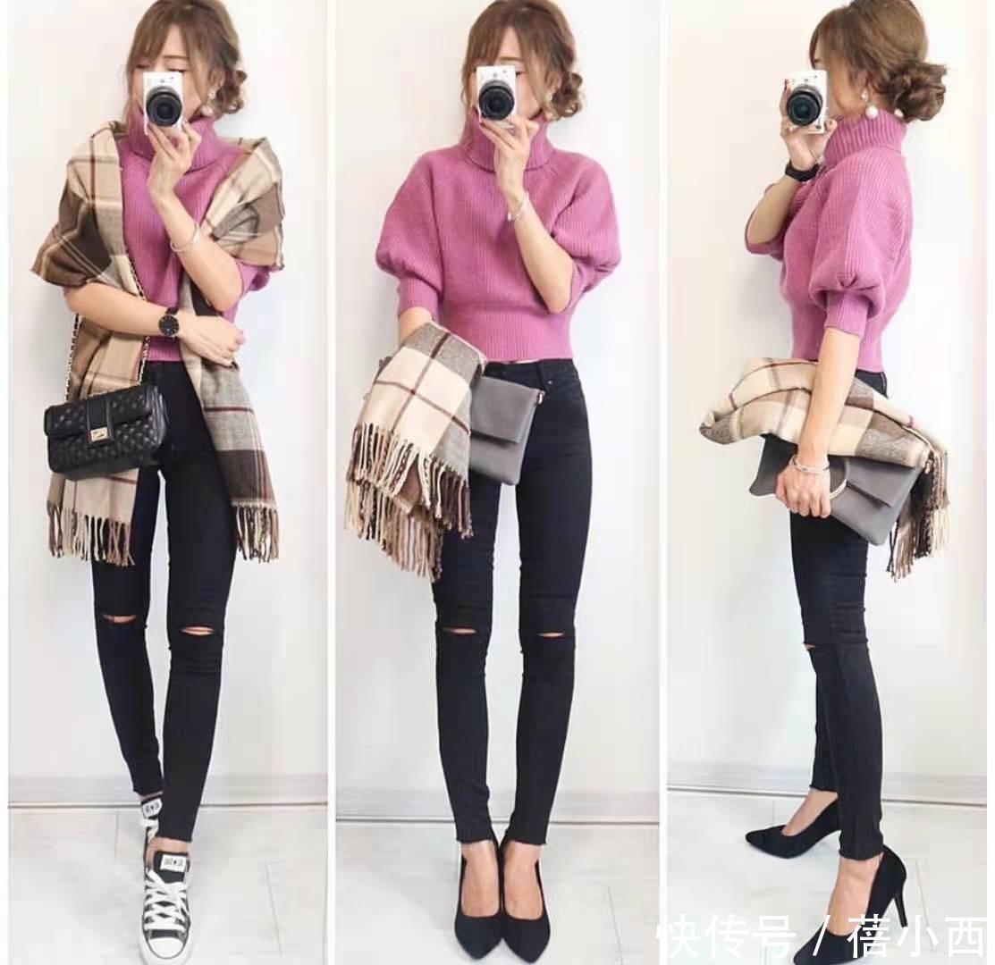 牛仔裤|女人穿衣打扮是对自己的褒奖,来学日系气质穿搭,知性且有女人味