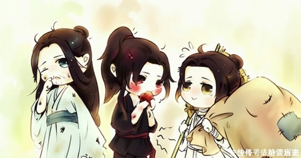 墨香$画师笔下的墨香儿媳们,羡羡风格有点不搭,动物全家福很有爱!