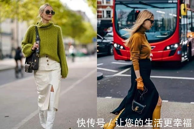 皮靴 谁说秋冬只有黑白灰三木演绎色彩系穿搭,脚踩酒红皮靴气场全开!