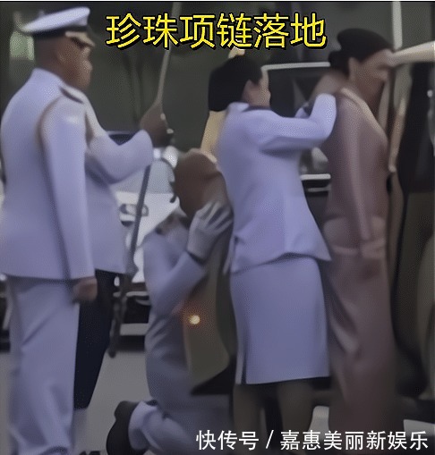 首饰 苏提达的首饰花絮,珍珠项链意外坠落,繁琐珠宝再不佩戴了