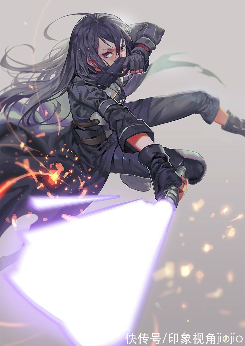 插画作品!油画质感与天真萝莉相结合的插画,非常的明亮生动