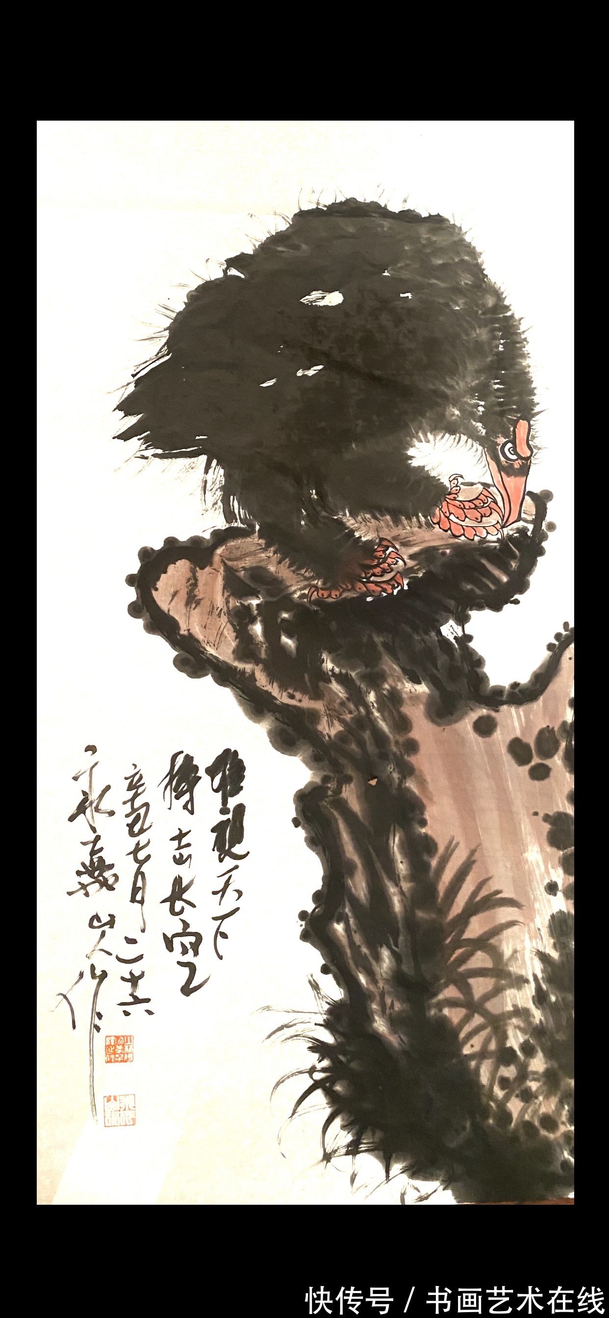 山水画|溪山无尽 笔墨有情——国画家、画鹰大家、指墨画艺术大师朱祖国