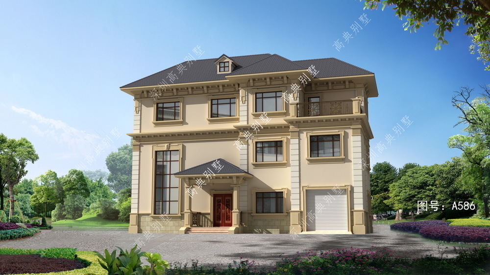 外观|简单美观的欧式别墅，如此漂亮的外观，让人心动。