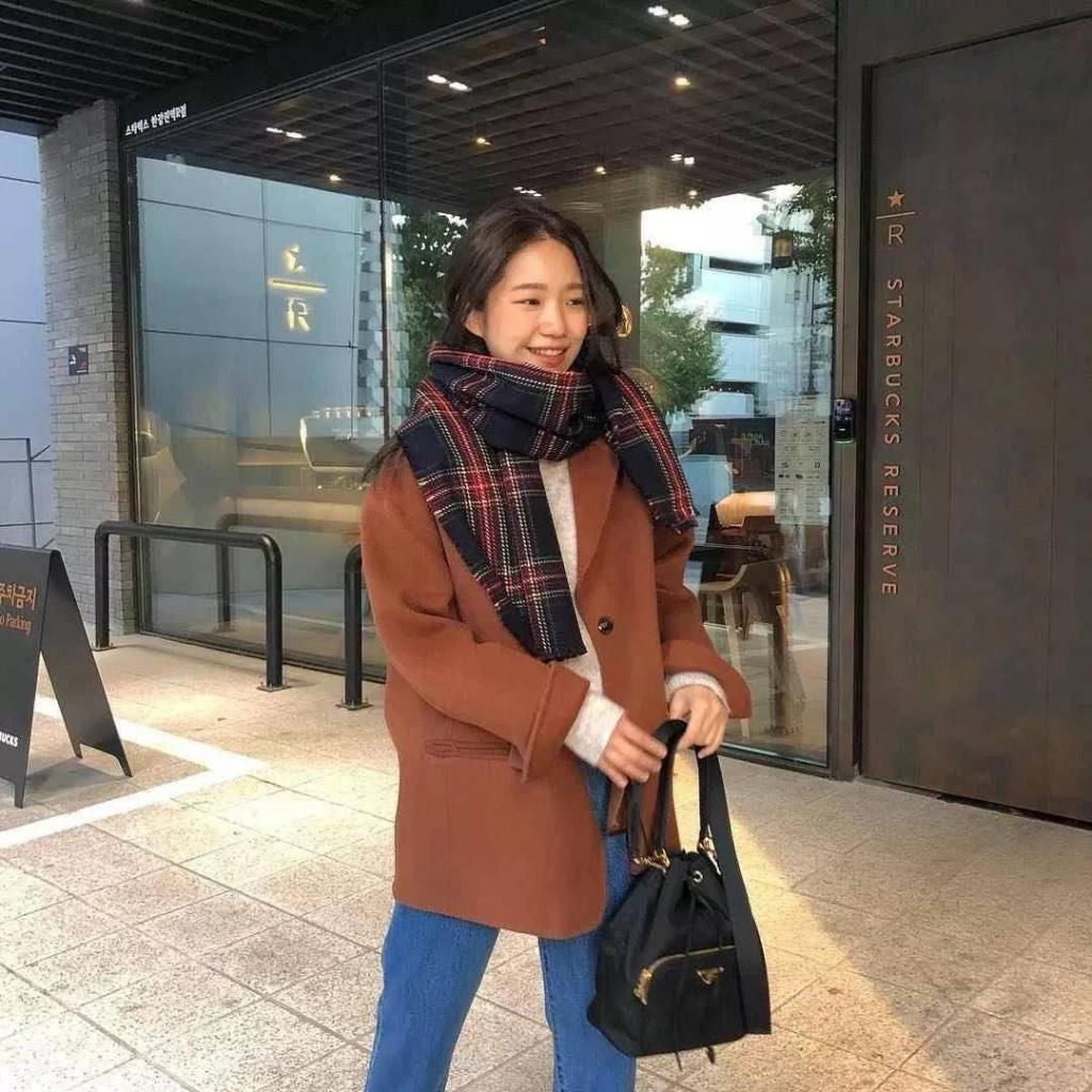  围巾|大衣+围巾，厚毛衣+围巾=入冬“王炸cp!”