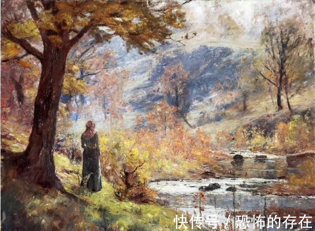 作品集&美国Theodore Clement Steele风景油画作品集