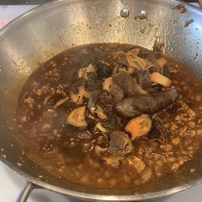 海参|经典鲁菜葱烧肉沫海参