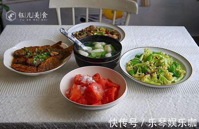 鱼丸|苏北一家四口的午餐火了,4菜1汤,营养又美味,网友被馋到流口水