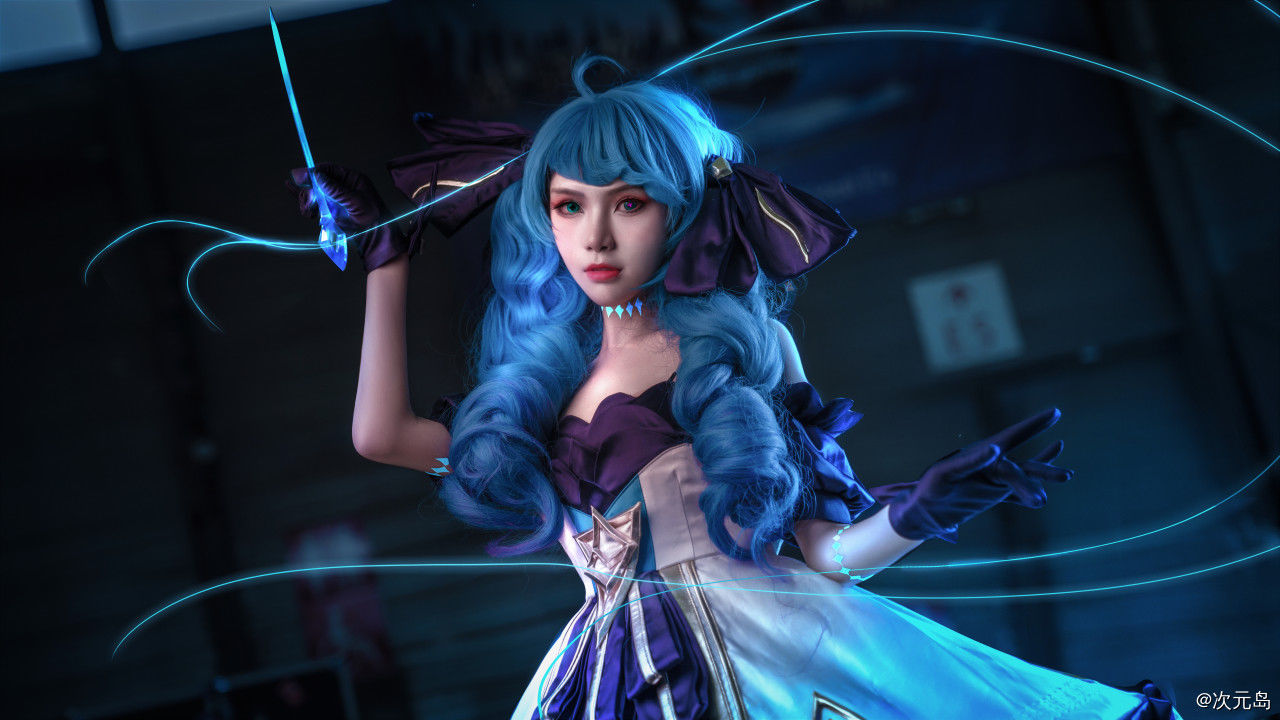 英雄联盟|【COS场照】英雄联盟 灵罗娃娃 格温cosplay