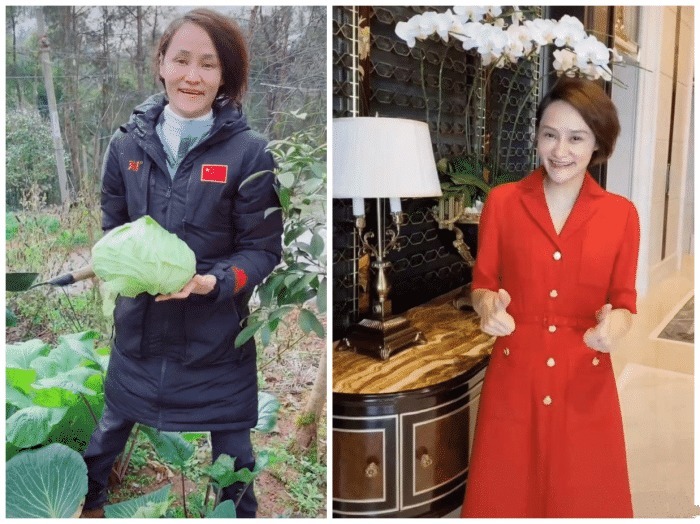 烤肉|51岁跳水皇后回农村烤肉！穿1000元羽绒服很低调，化妆前后差距大