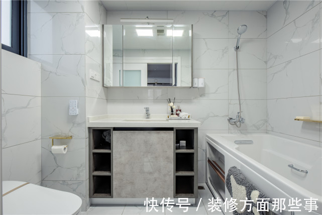 卫浴|126平简约现代三居室,一点一滴记录着生活中独有的小确幸