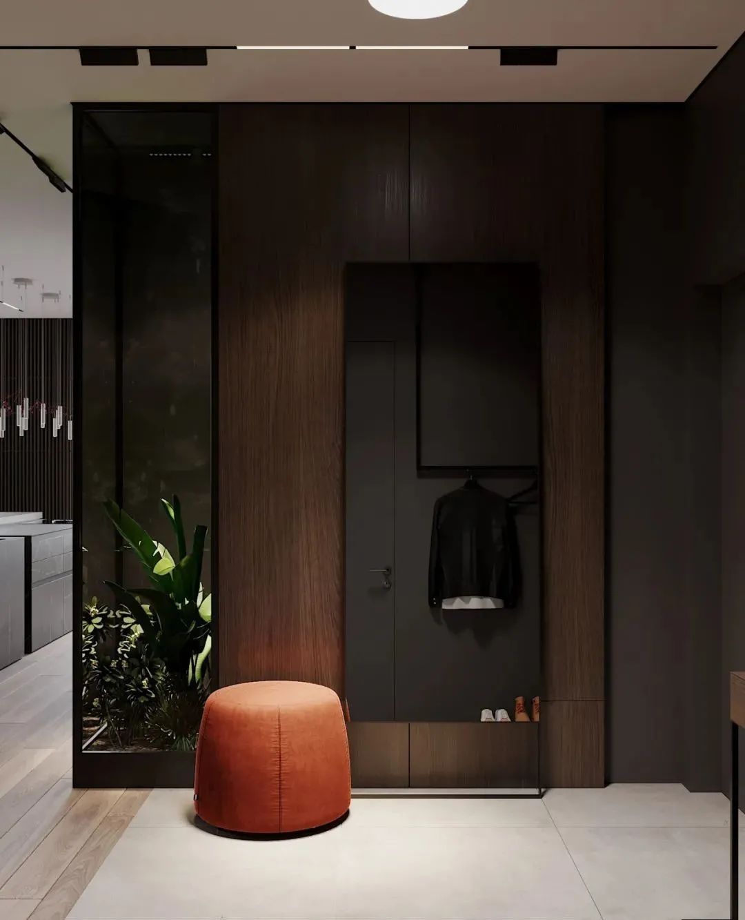 家装|80款入户鞋柜设计方案,人家这样装,太亮眼了