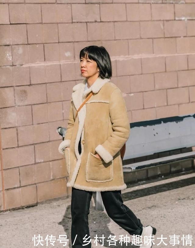保暖|比大衣保暖,比皮草环保,“羊羔毛外套”才是今冬真爱,时尚保暖