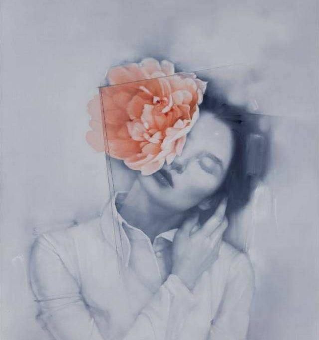 内心世界$她用女画家的敏感和细腻,画出女性的世俗之美