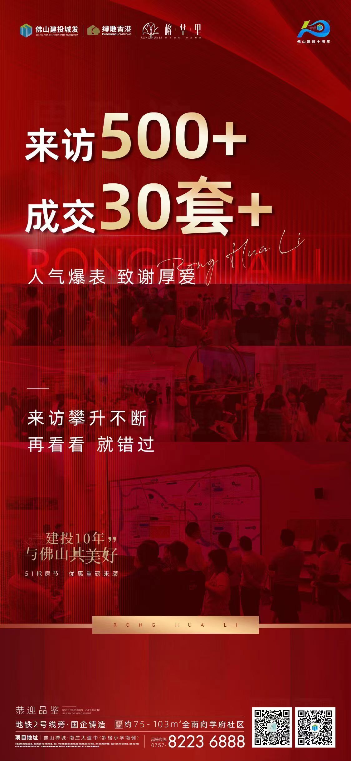 单盘|最高单盘劲销2亿 佛山五一楼盘战绩海报鉴赏