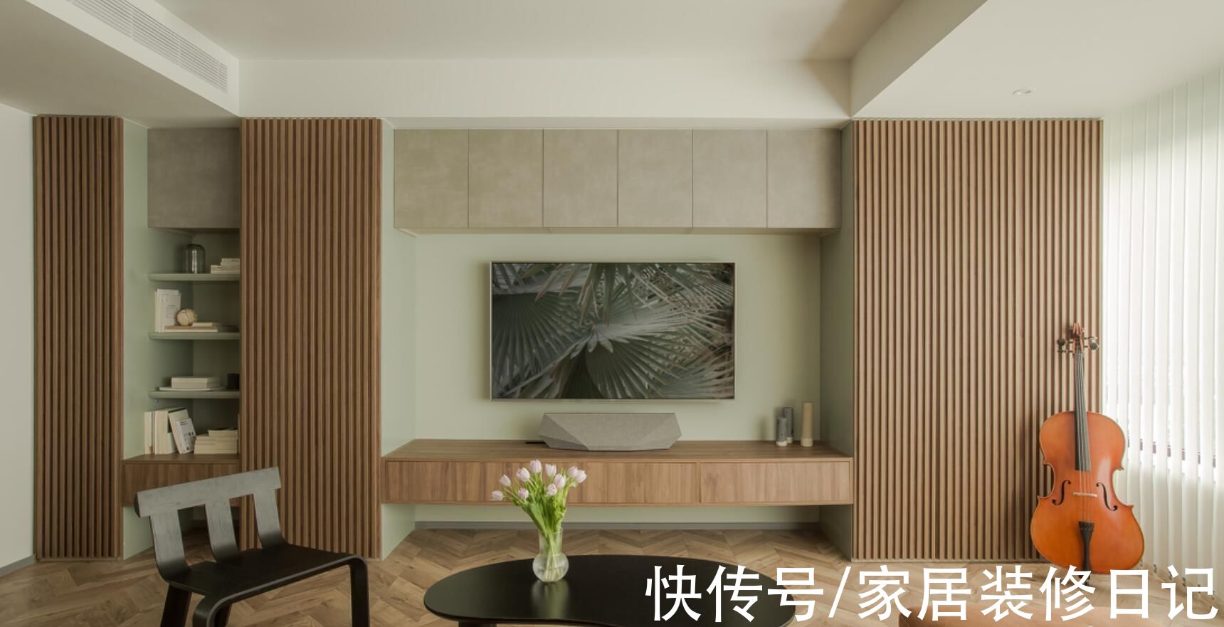 主卧|全屋重新打满柜子,柜门当墙饰,精装“教科书式”改造透着高级感