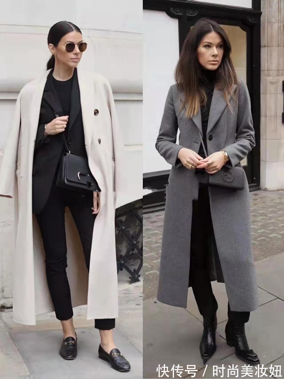 版型 40岁中年女人的大衣就该这样穿,简单高级又显气质,照穿就对了